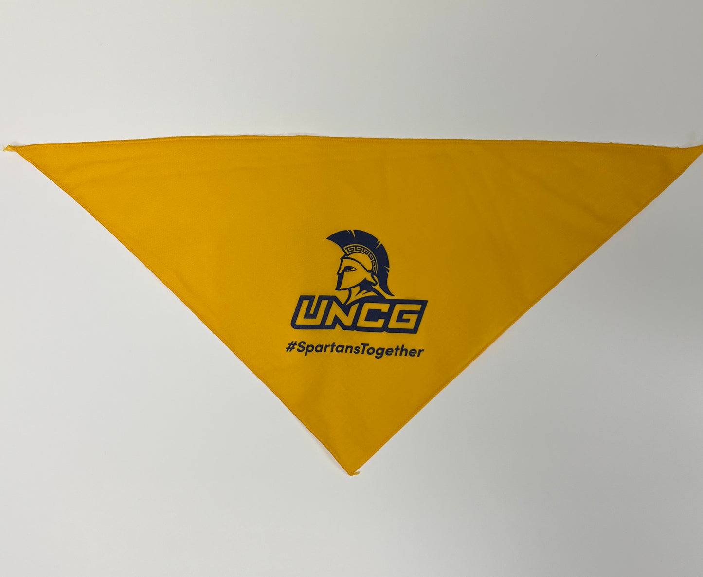 Gold Small-Medium Pet Bandana - #SpartansTogether with Spartan Logo