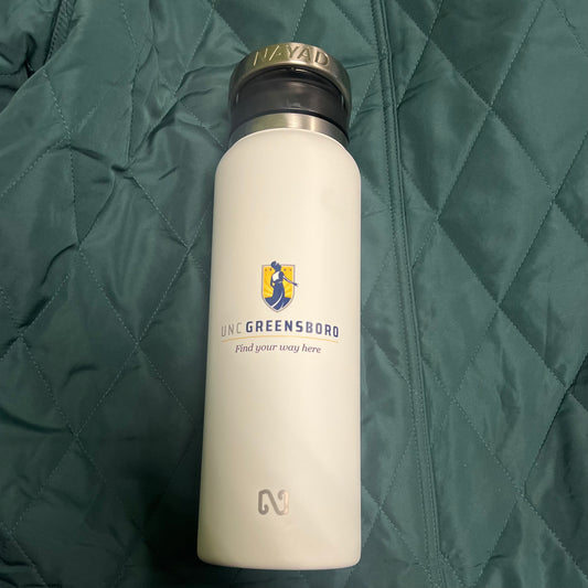 Stainless Steel Double-Wall UNCG FYWH Logo Bottle