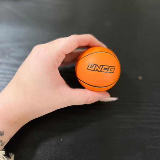 Stress Ball - Mini-Basketball with UNCG Spirit Mark