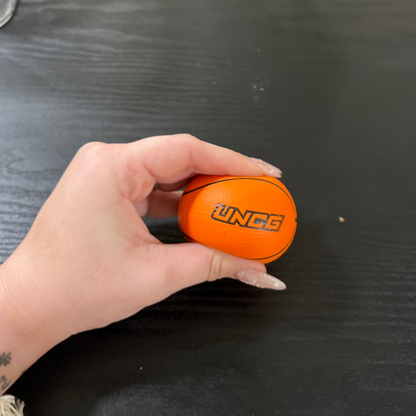 Stress Ball - Mini-Basketball with UNCG Spirit Mark