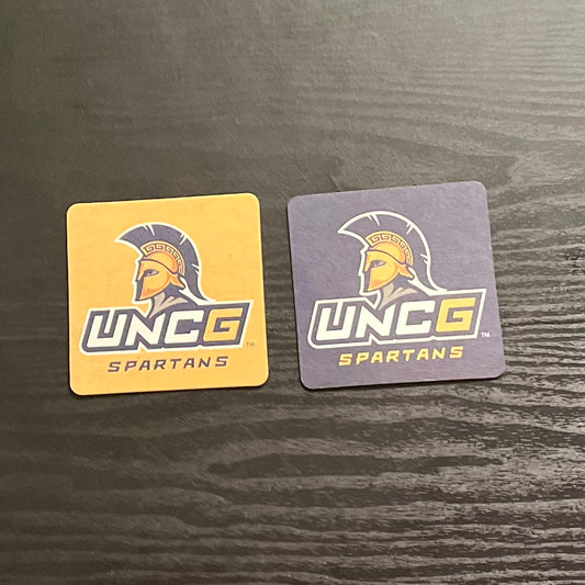 Coasters - Paper, Double-Sided UNCG + Spartan